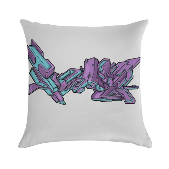 Grape Ice Soft High-Density Material Throw Pillow