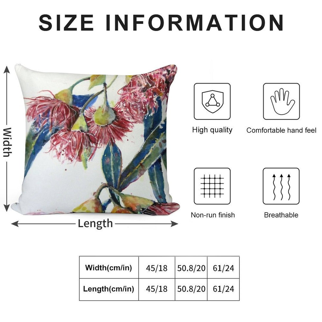 Eucalyptus Gum Blossoms2 Soft Multiple Sizes Throw Pillow