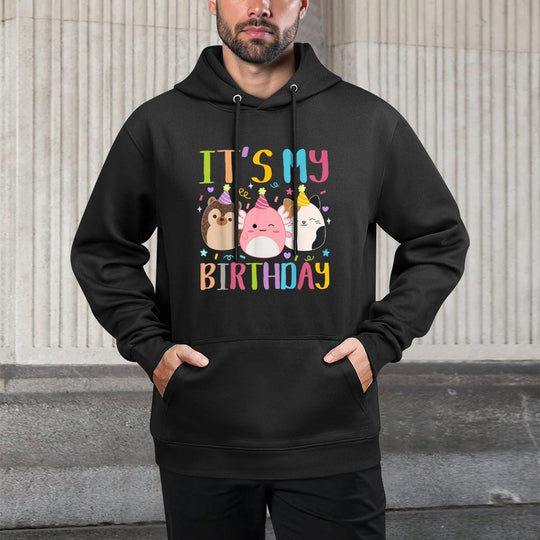 Birthday Squish Squad Great Gifts Cute for Kids Woman Durable Construction Hoodie