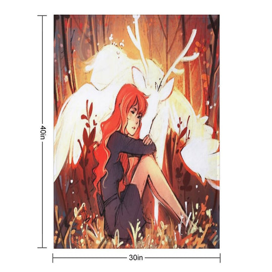 Heart of Fall Lightweight Throw Blanket