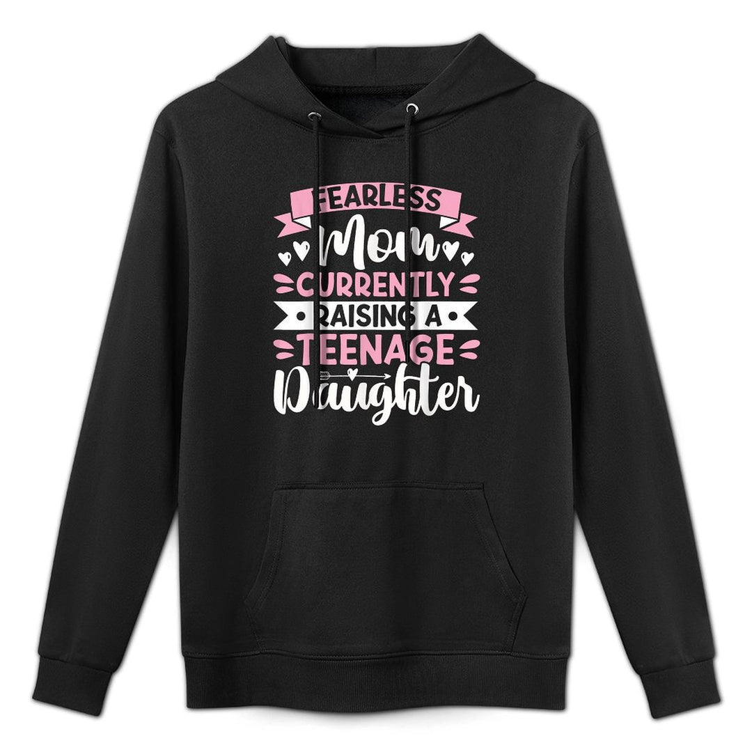 Mom of Anager Funnynage Mom Mothers Day Breathable Fabric Hoodie