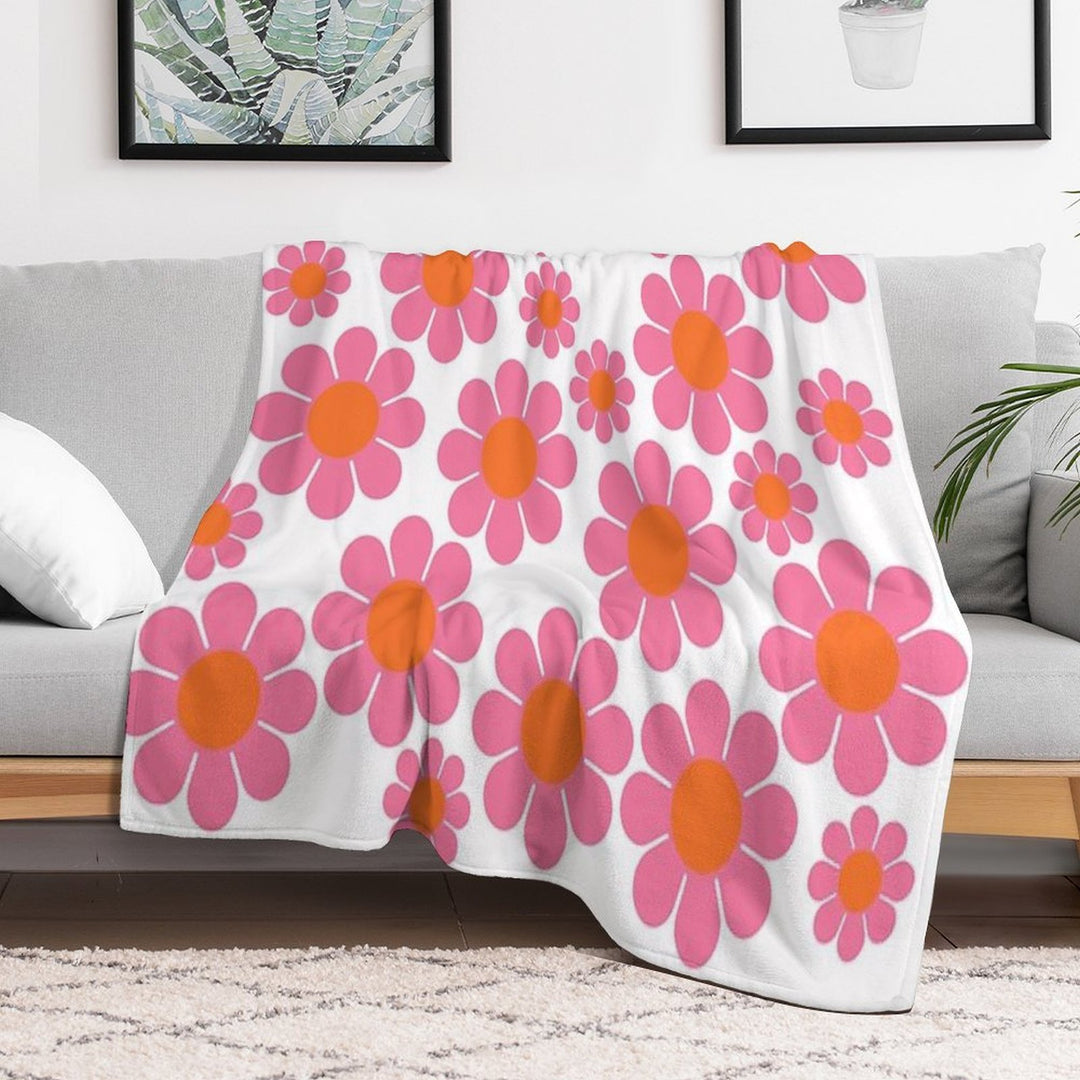Koryn's Custom Flower Pattern 1 Anti-pilling Throw Blanket