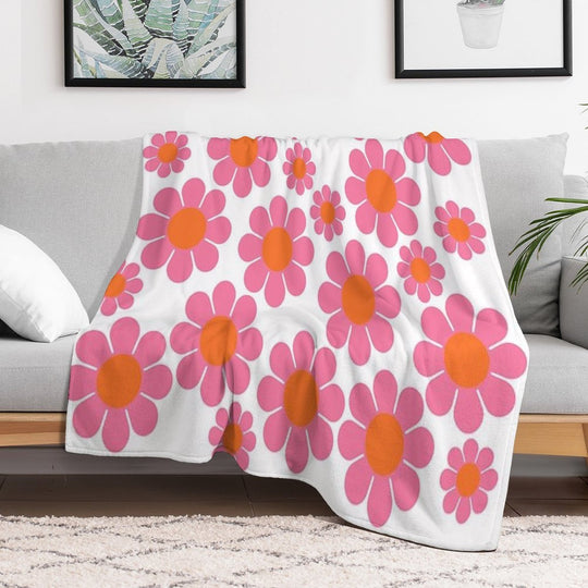 Koryn's Custom Flower Pattern 1 Anti-pilling Throw Blanket