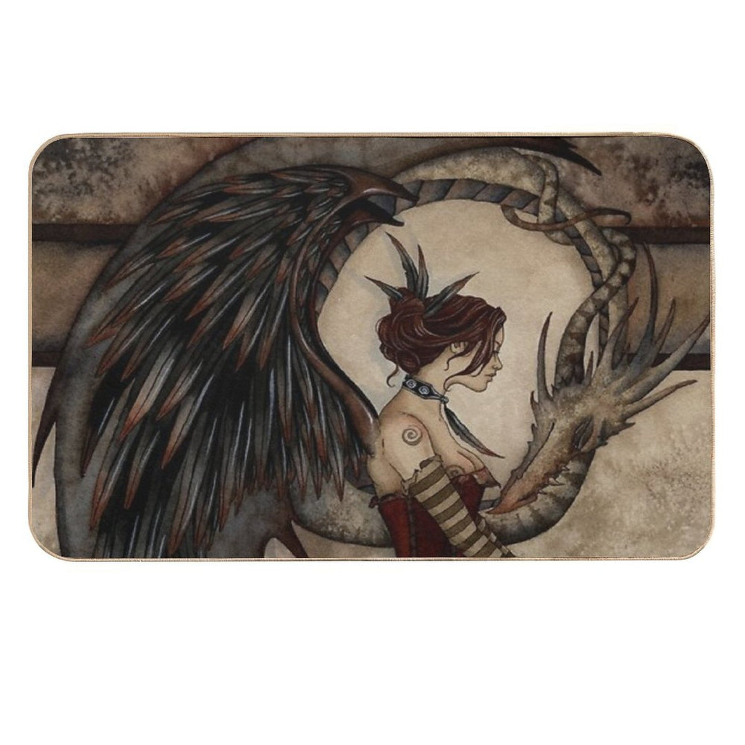 Court Of The Dragon  Easy Maintenance Bath Mat