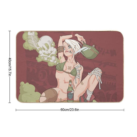 Tank Girl Smells Like Toxic Wastes  Easy Maintenance Bath Mat