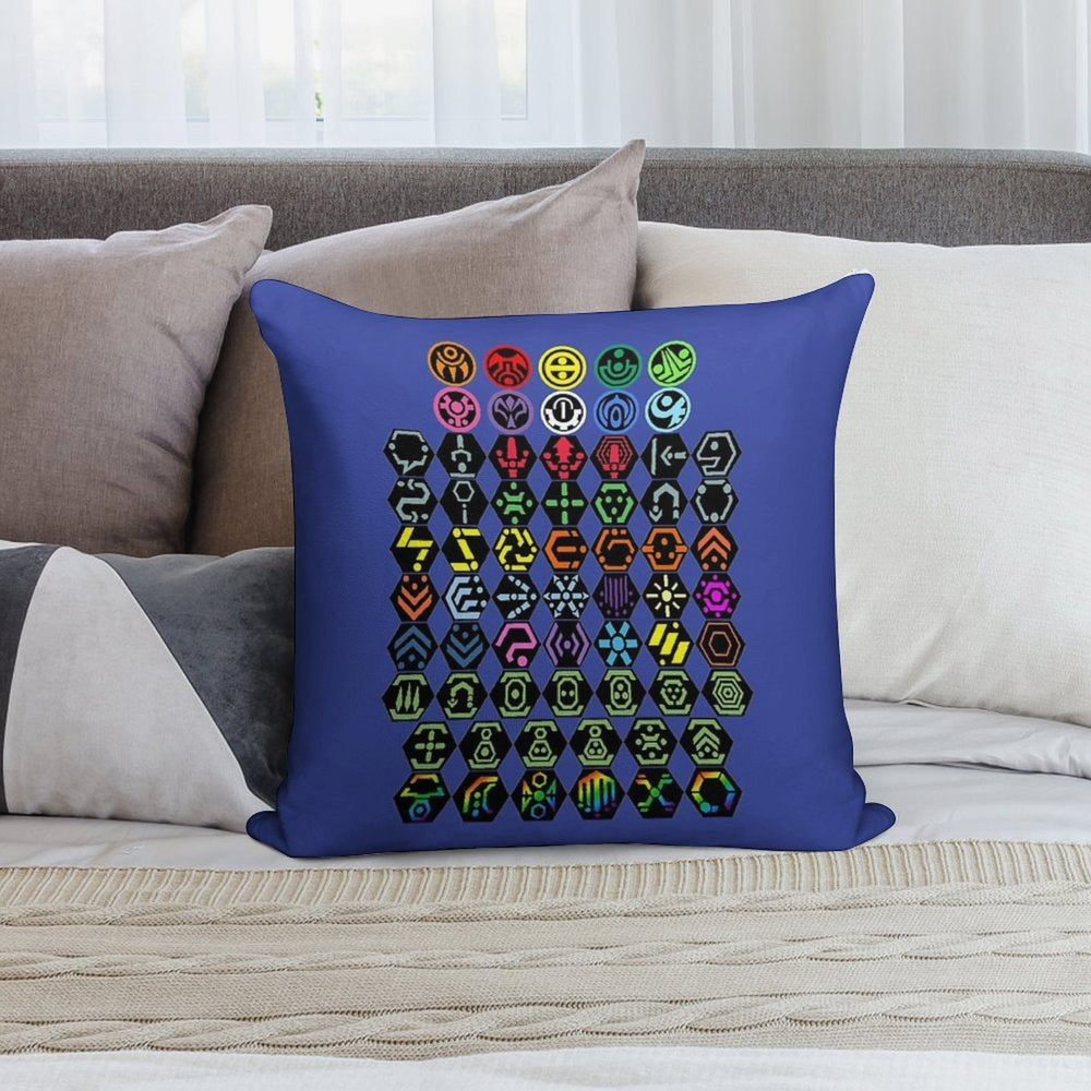 Phantasy Star Online - Icons Soft Style Accent Throw Pillow