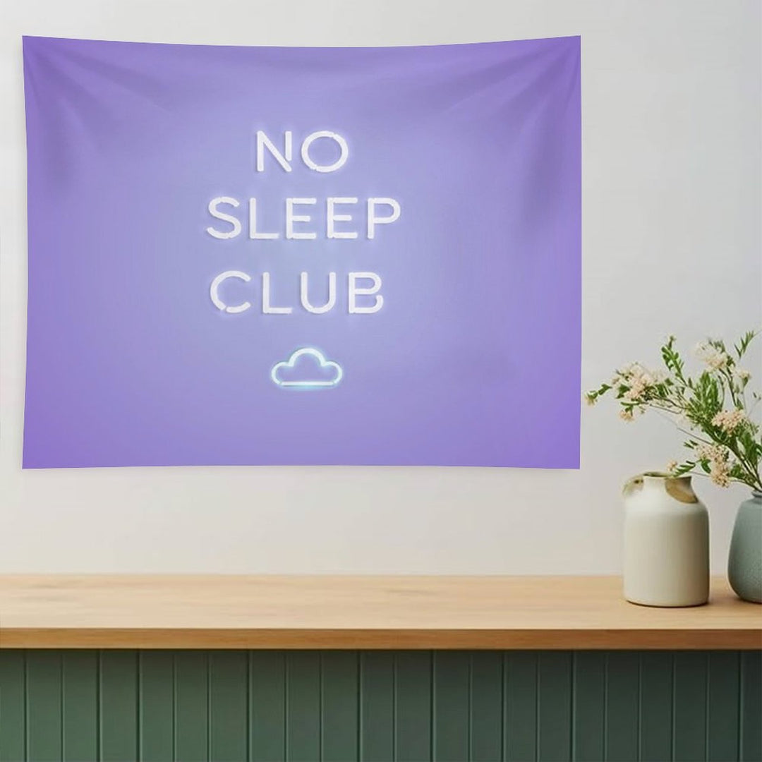 No Sleep Club Tapestry