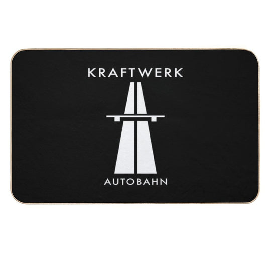 Kräftwërk Aütöbähn Shïrt Stïċkër Höödïë Mäsk  Repositionable Bath Mat
