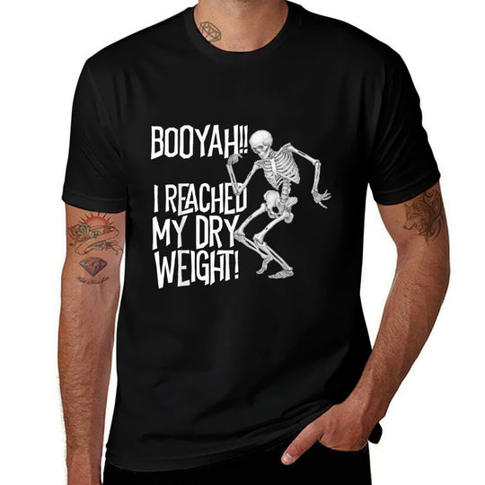 Skeleton I Reached My Dry Weight A Funny Dialysis Patient  Wrinkle-resistant T-Shirt