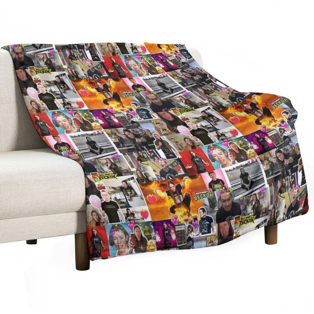 Nat Mega Collage! Versatility Throw Blanket