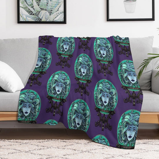 Madame Leota, No Background All-season Throw Blanket