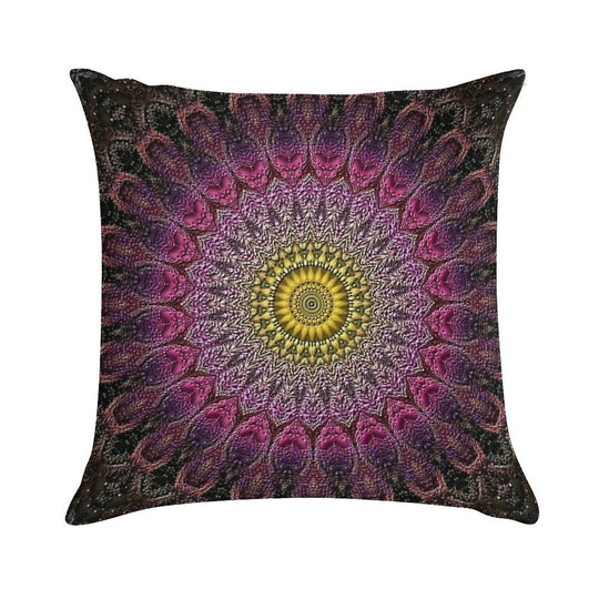 Mandala 15 Soft Gift Ready Throw Pillow