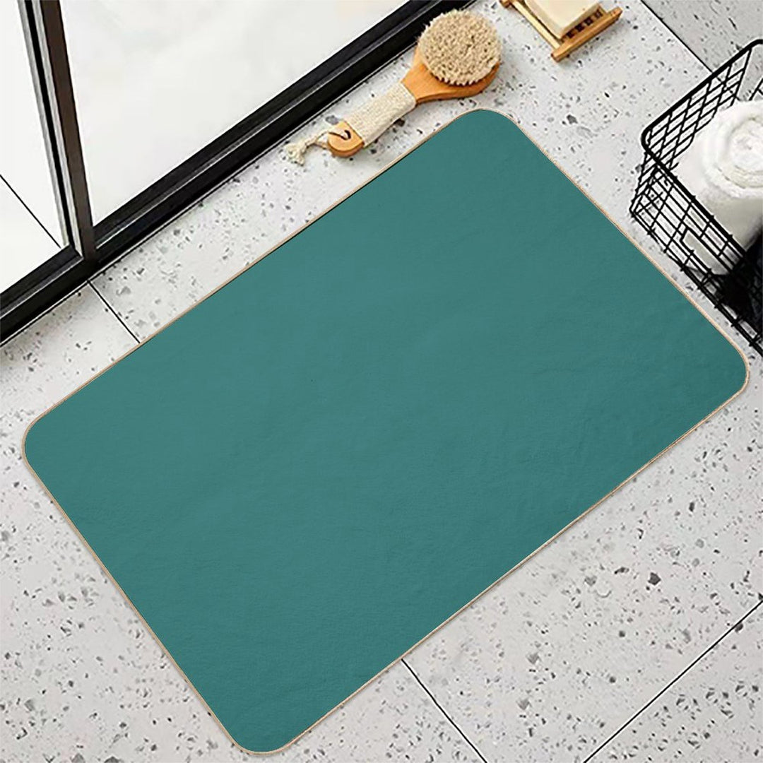 Gulf of Mexico Green - Solid Color Collection  Versatile Bath Mat