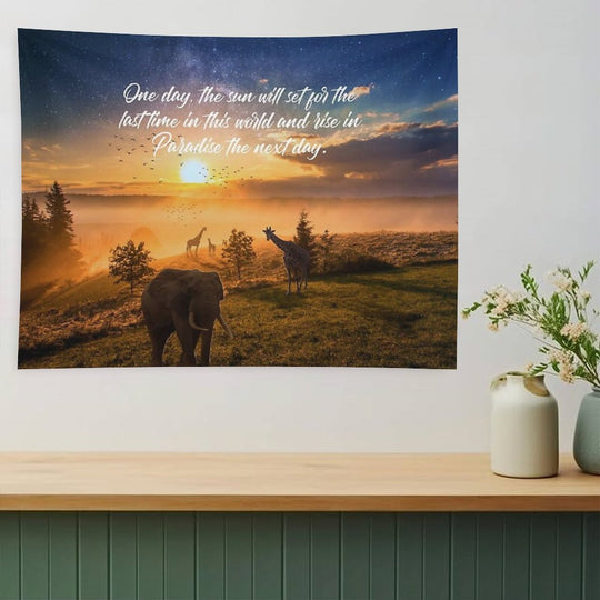 Sunrise In Paradise Tapestry