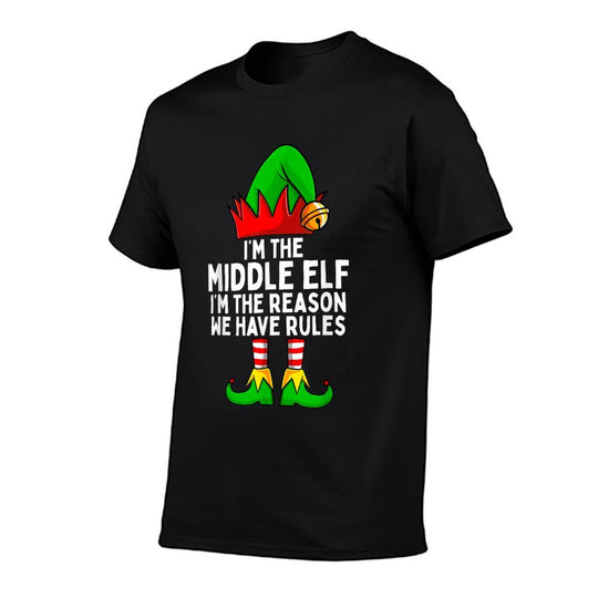 Im The Middle Elf Matching Family Christmas  Quick-drying T-Shirt