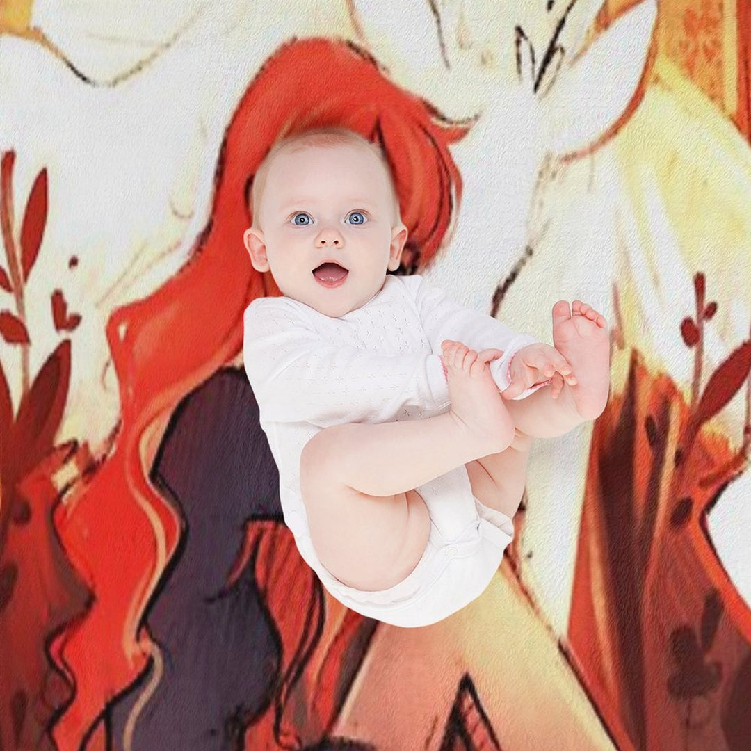 Heart of Fall Lightweight Throw Blanket