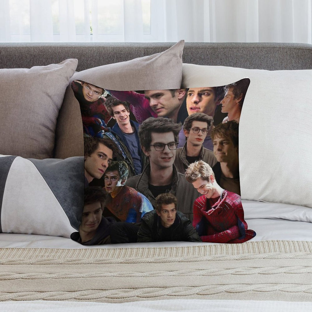 Andrew Spider Garfield Man Soft Shrink-Resistant Throw Pillow