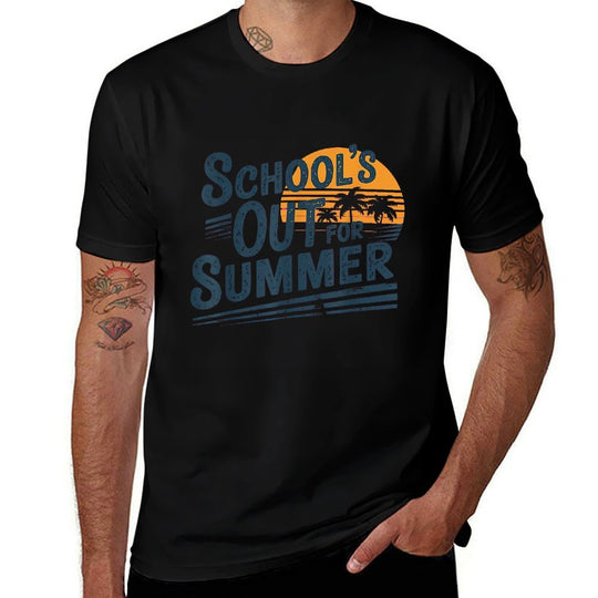 Schools Out For Summer Teacher Boy Kids Last Day of School  Stretchy T-Shirt
