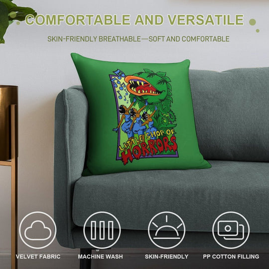 Little Shop of Horrors Soft Bedroom Essential Throw Pillow