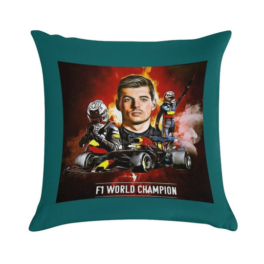 Max Verstappen Soft High-Density Material Throw Pillow