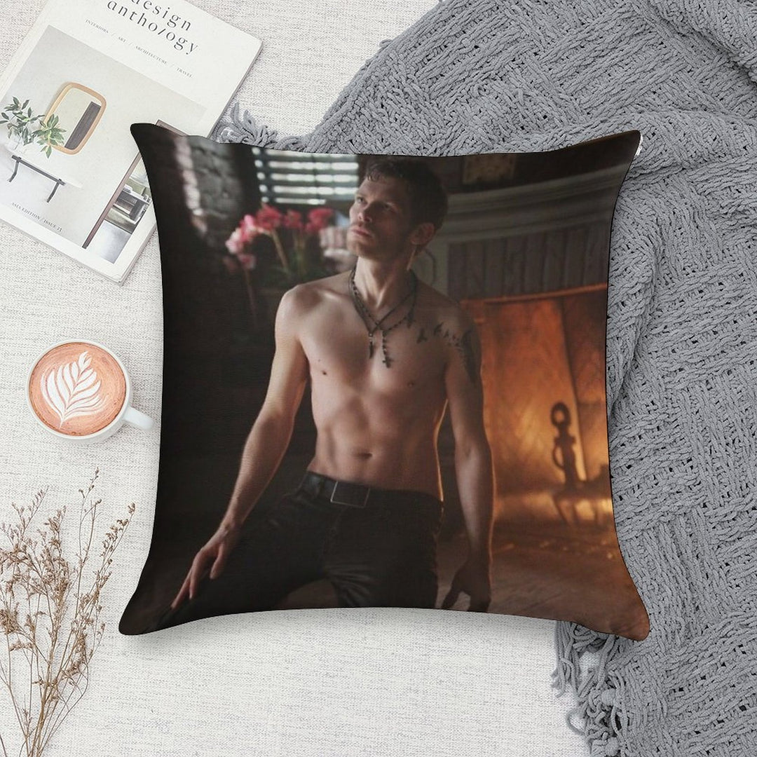 Klaus Mikaelson Soft Bedroom Essential Throw Pillow