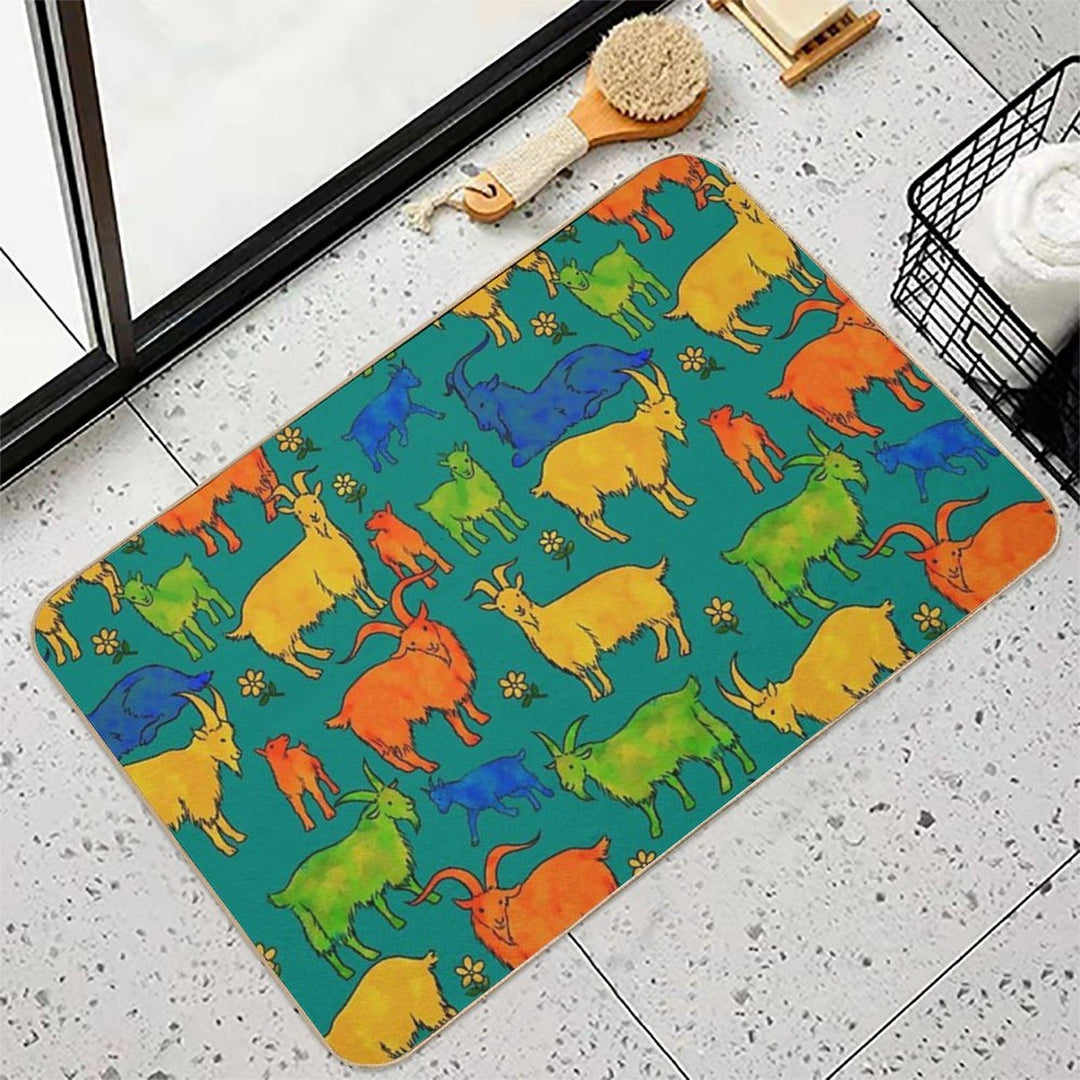 Cyfri'r Geifr  Slip-Resistant Bath Mat