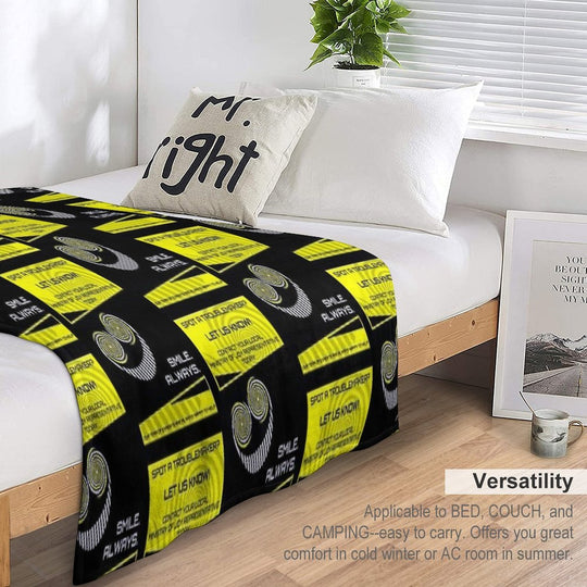 Spot A Troublemaker Versatility Throw Blanket
