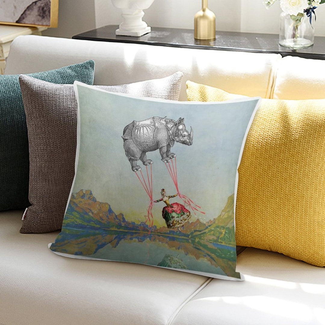 Aloft Soft Reinforced Edging Throw Pillow