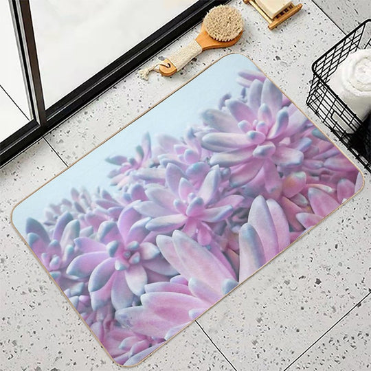 Sweet Succulents  Pet-Safe Bath Mat