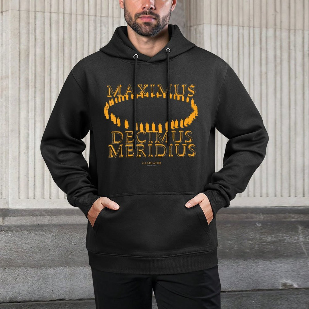 Gladiator Maximus Decimus Meridius Yellow Medium-Weight Fabric Hoodie