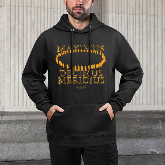 Gladiator Maximus Decimus Meridius Yellow Medium-Weight Fabric Hoodie