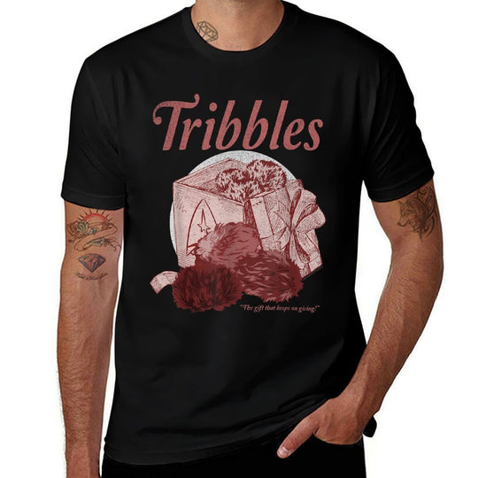 Star Trek Original Series Tribbles Christmas Graphic  Easy-care T-Shirt