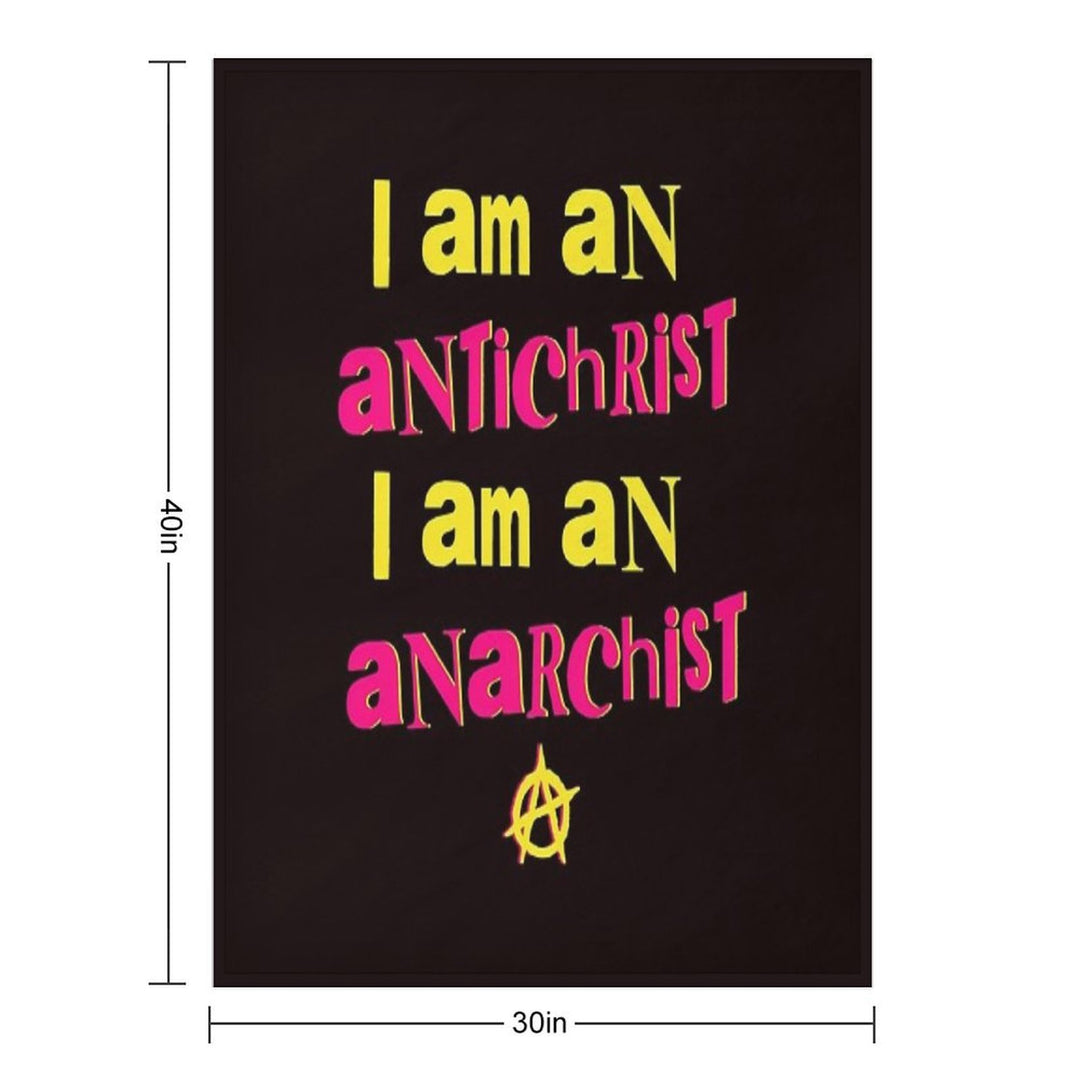 Sex Pistols - Anarchist Antichrist Punk Rock Music Lightweight Throw Blanket