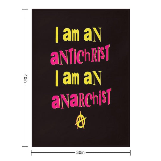 Sex Pistols - Anarchist Antichrist Punk Rock Music Lightweight Throw Blanket