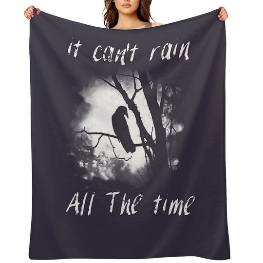 Men Women The Crow Halloween Gifts For Music Fans Lightweight Throw Blanket