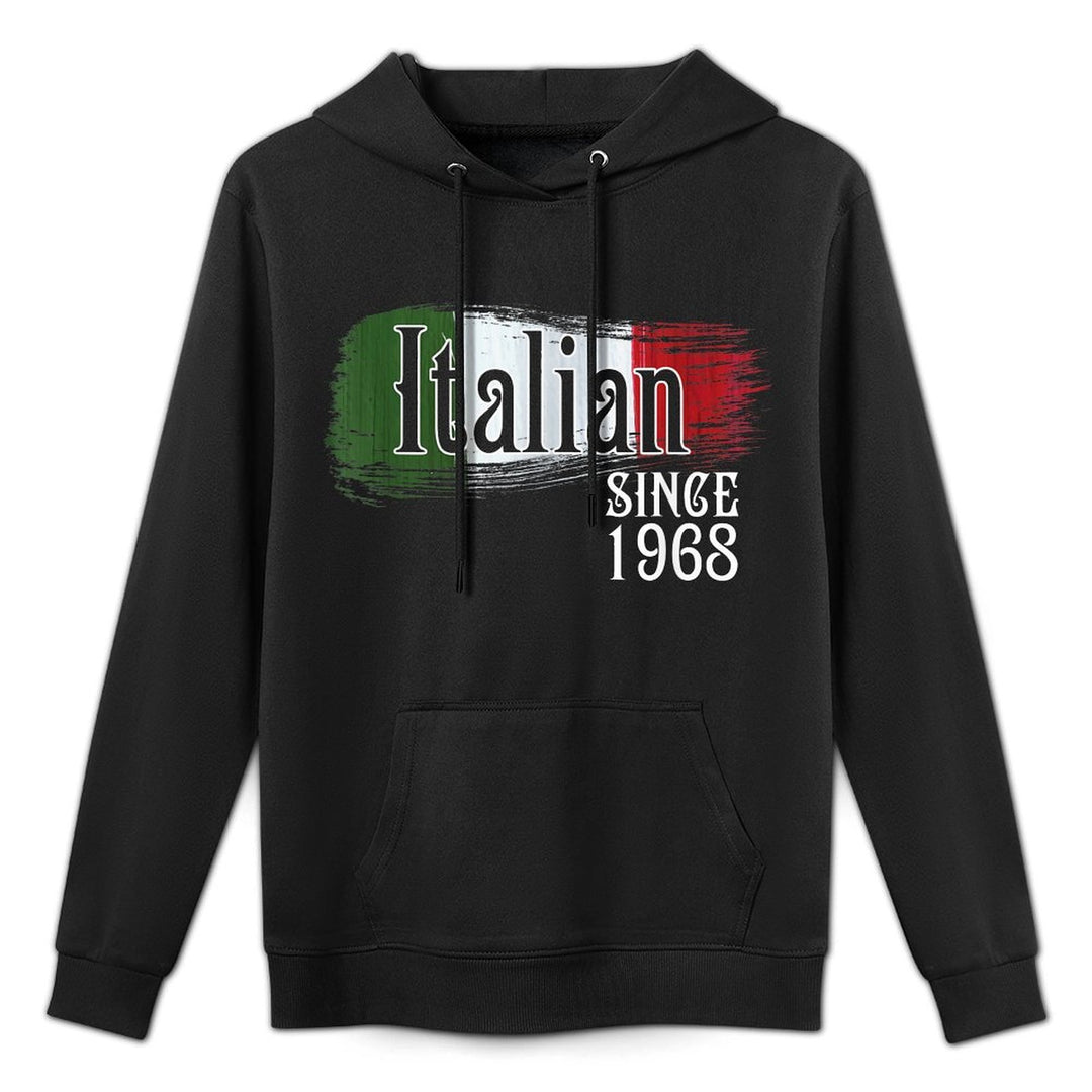 Retro Italian Tshirts Since 1968 50th Birthday Shape Retention Hoodie
