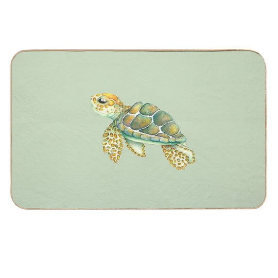 Turtle (green)  Odorless Bath Mat