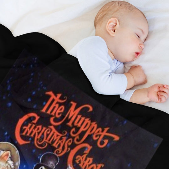The Muppet Christmas Vitnage Eco-conscious Throw Blanket