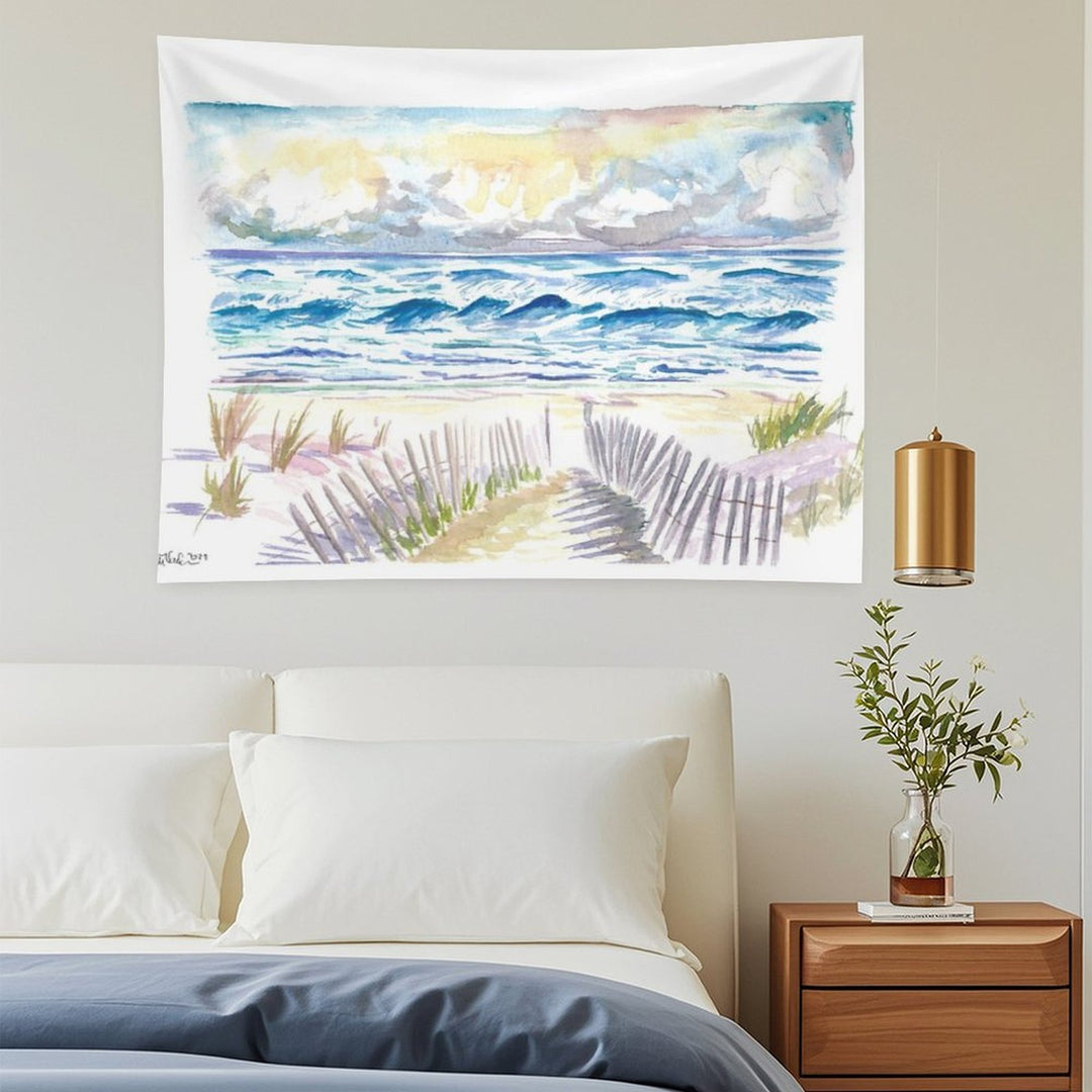 Hamptons Style in Coopers Beach And Dunes Southampton Tapestry