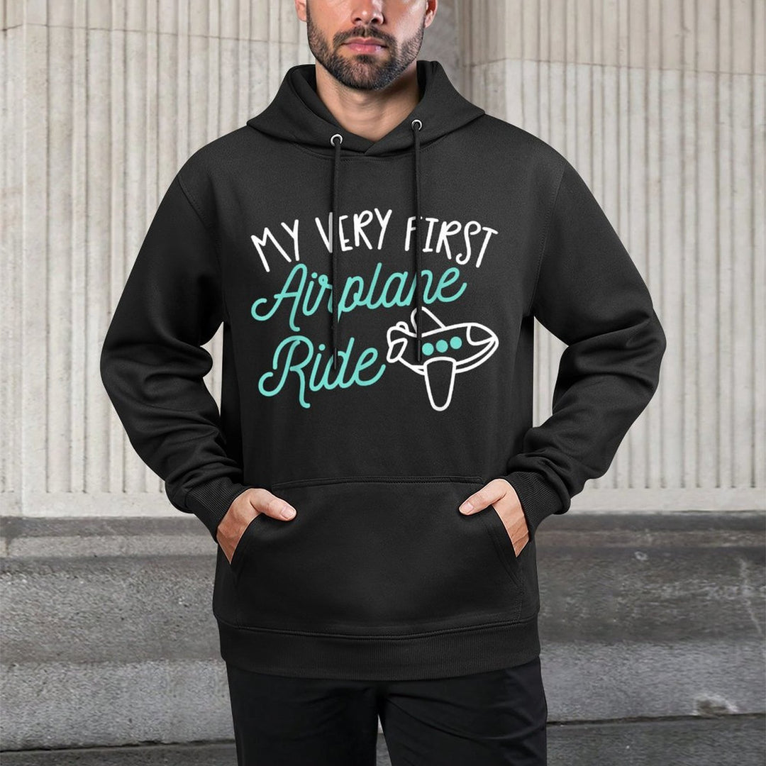 First Plane Flight My Very First Airplane Ride Moisture-Wicking Hoodie