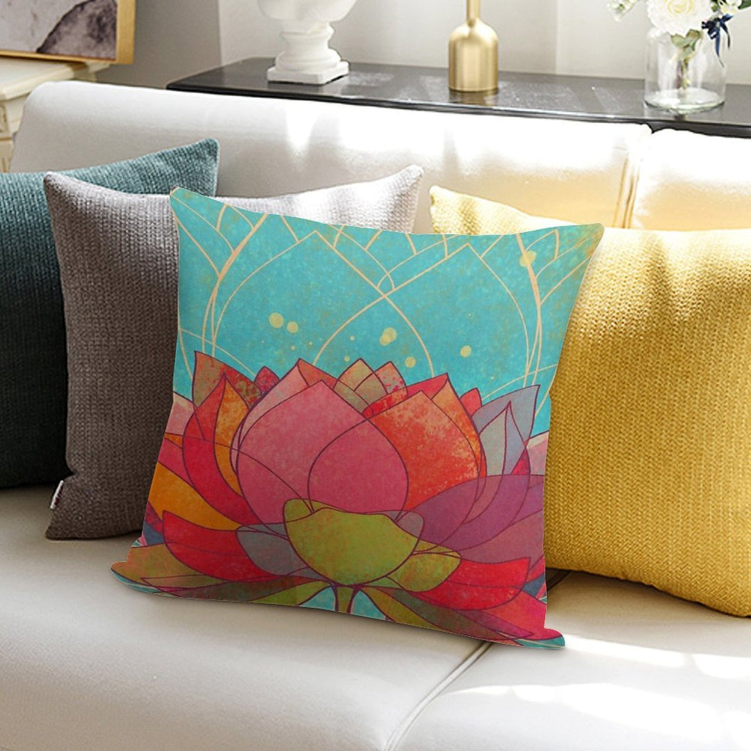 Space Lotos Soft Style Accent Throw Pillow