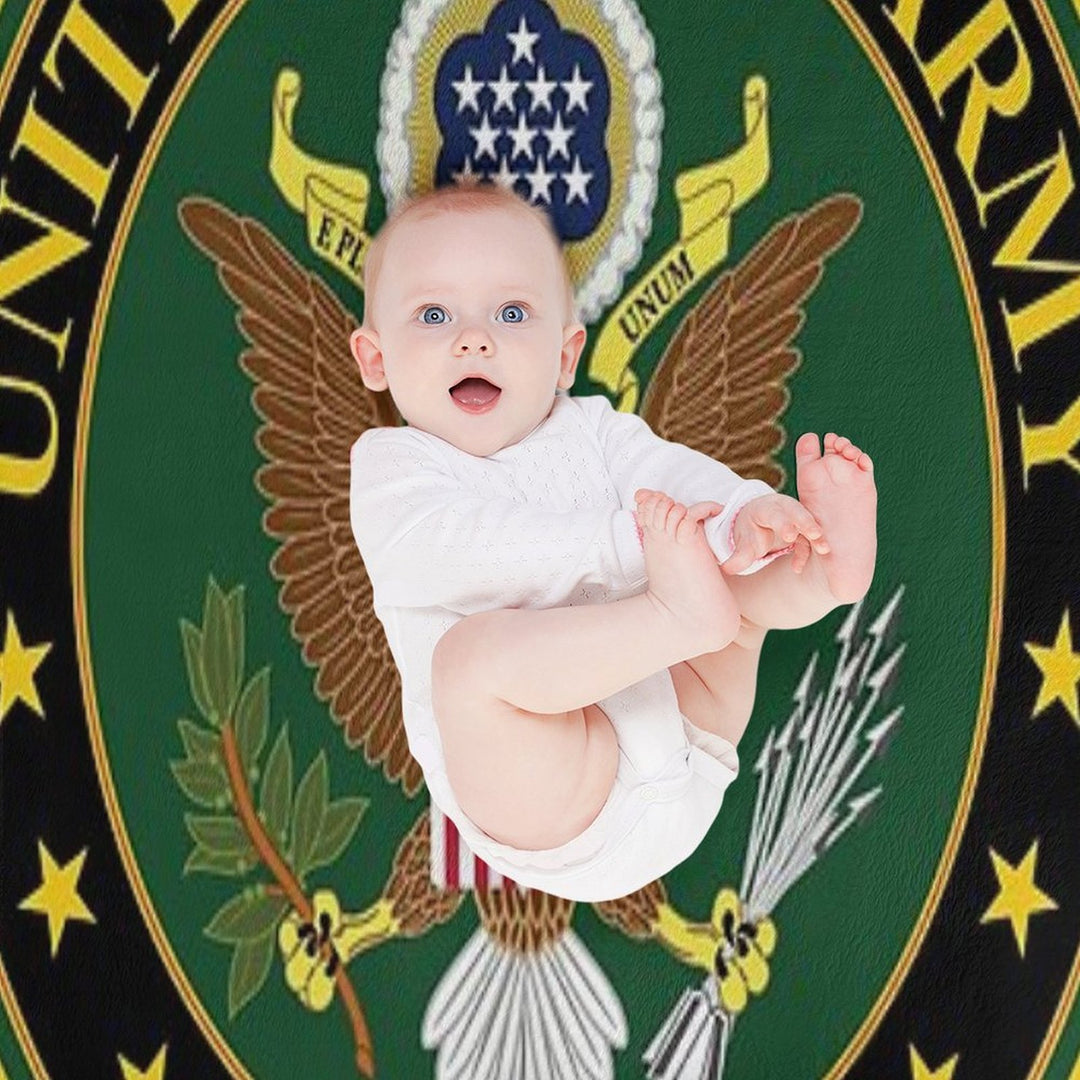 Army - US Army Veteran Machine-washable Throw Blanket