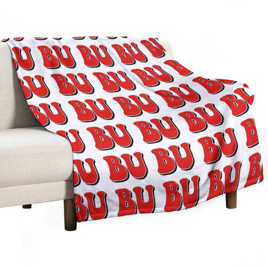 BU Boston University Eco-conscious Throw Blanket