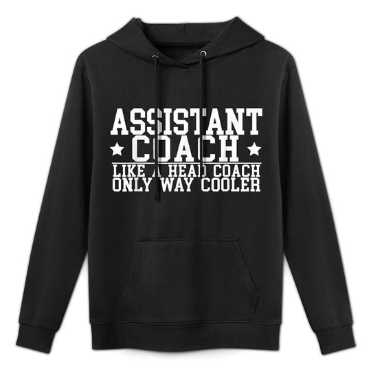 Assistant Coach Funny Sports Coaching Gift Pilling-Resistant Hoodie