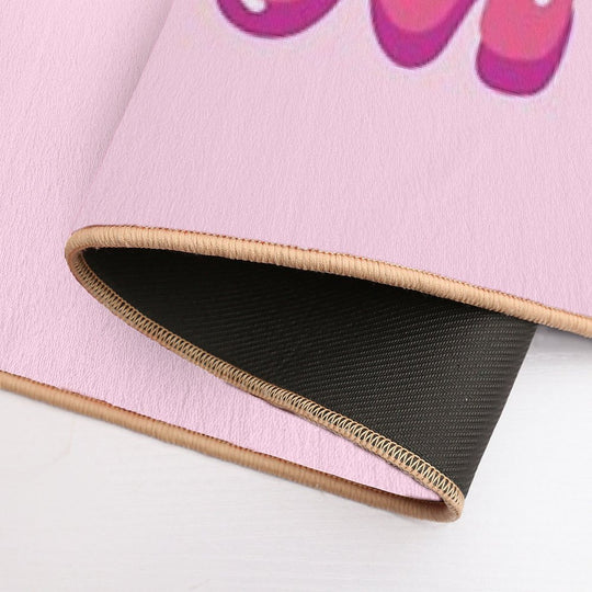 “THRIFT OR DIE” Pink  Rapid-Drying Bath Mat