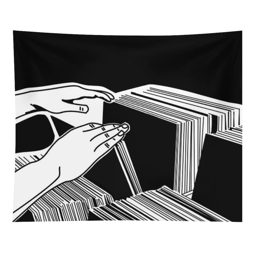 Crate Digger - Vinyl Records Tapestry