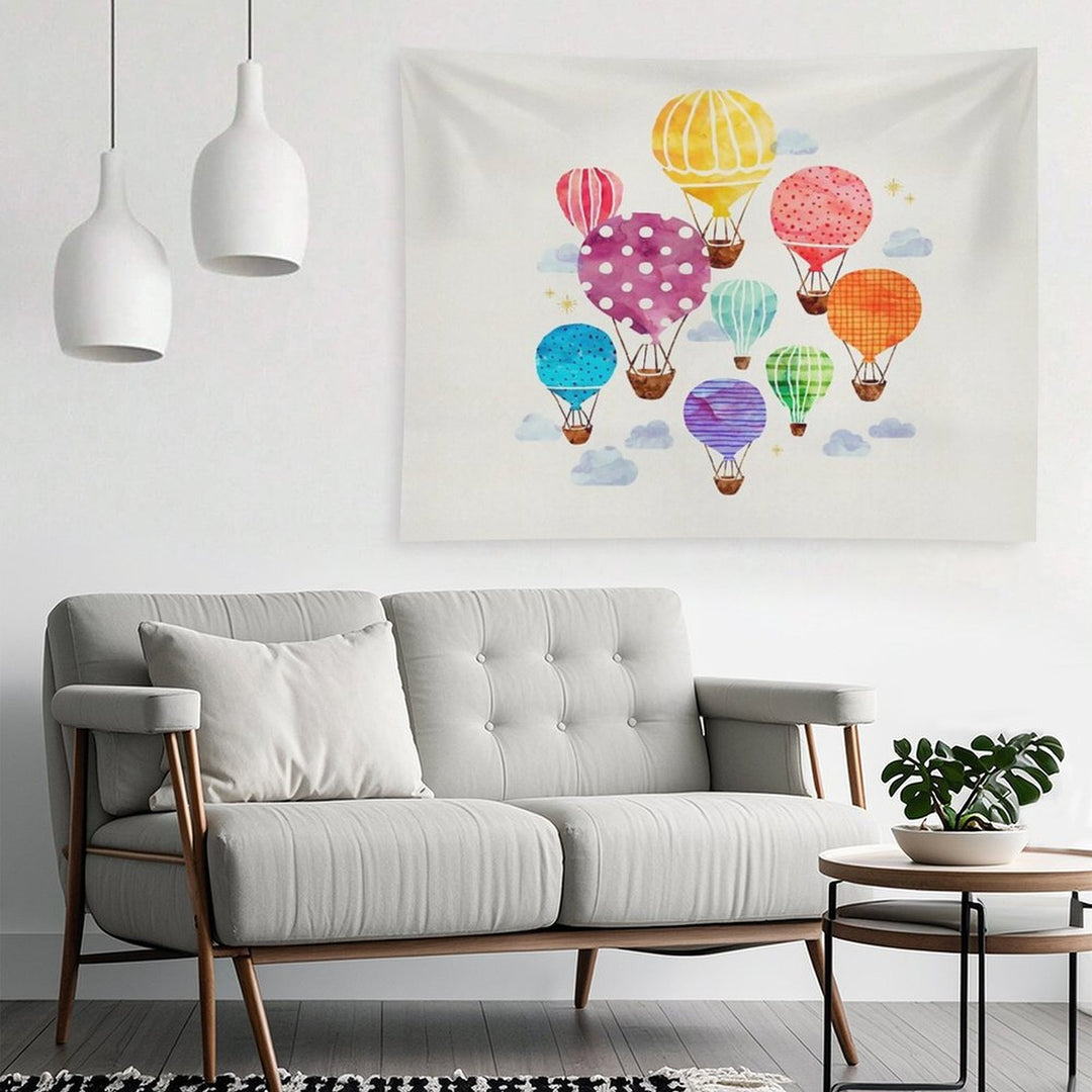 Hot Air Balloon Tapestry