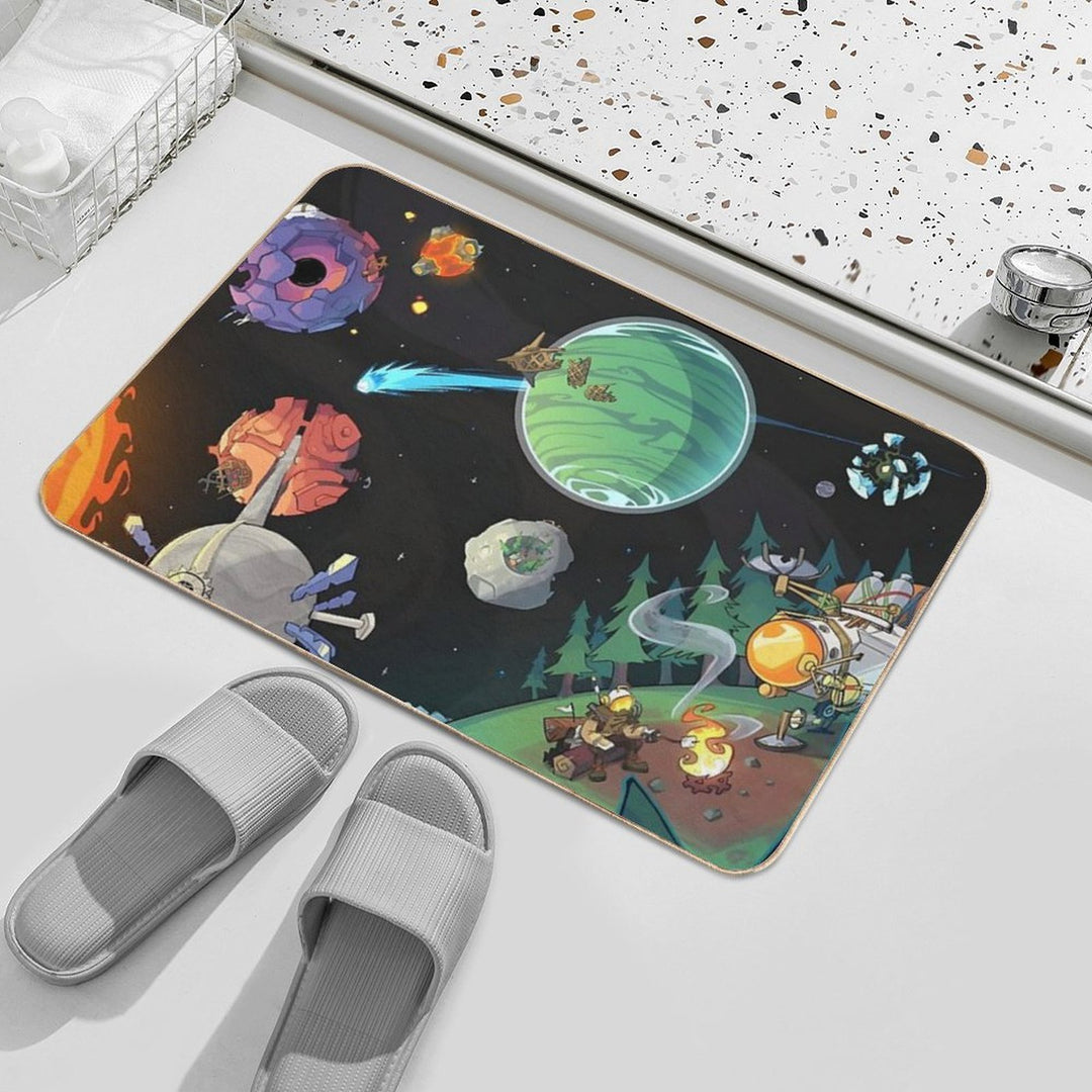 Outer Wilds - Animated Space  Easy To Clean Bath Mat