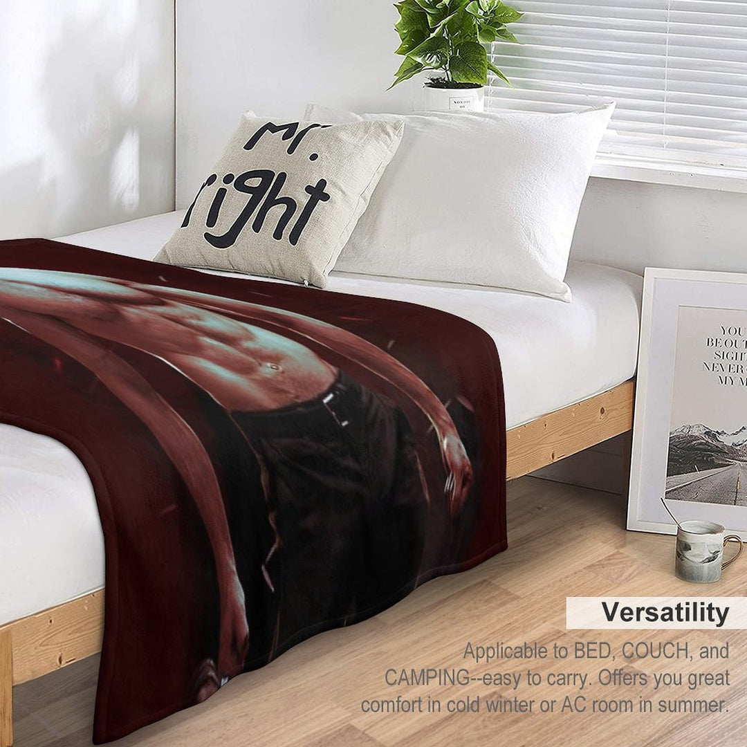 Hugh Jackman All-season Throw Blanket