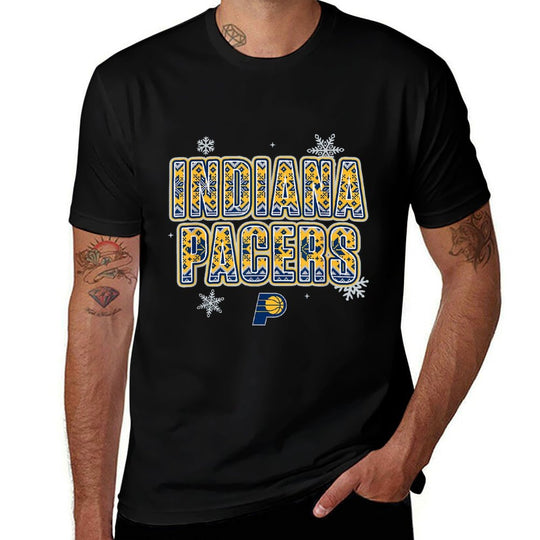 NBA Indiana Pacers Christmas Ugly Sweater  Slim-fit Cut T-Shirt